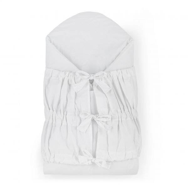 PETITE&amp;amp;amp;amp;MARS Megkötős pólya Nurse tömör kókusz betéttel White 75x75 cm