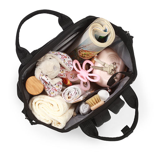 BABYONO Pelenkázó táska/hátizsák Modern Style fekete