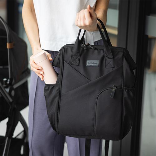 BABYONO Pelenkázó táska/hátizsák Modern Style fekete