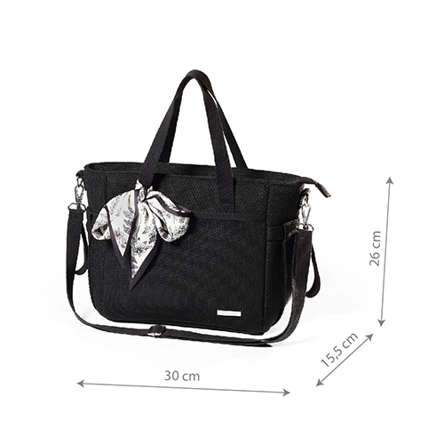 BABYONO Carmen pelenkázó táska - fekete