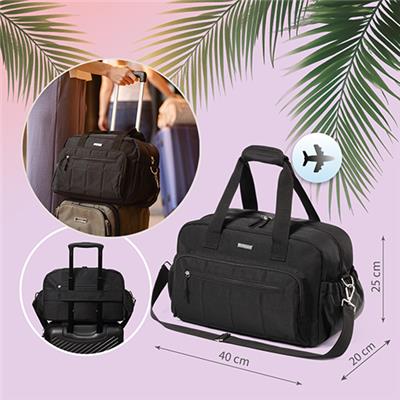 BABYONO Pelenkázó utazótáska 40x20x25 cm - fekete