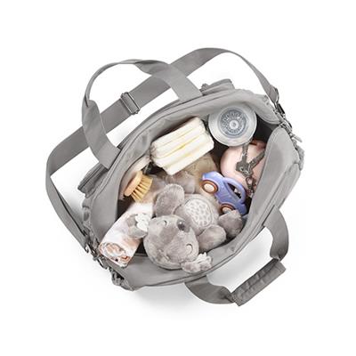 BABYONO Pelenkázó utazótáska 40x20x25 cm - szürke