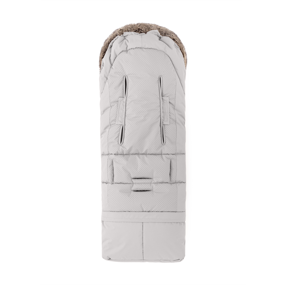 PETITE&amp;amp;amp;amp;amp;amp;amp;MARS Téli szett Arctic 4in1 bundazsák +kézmelegítő kesztyű babakocsira Furry Champagne Shower
