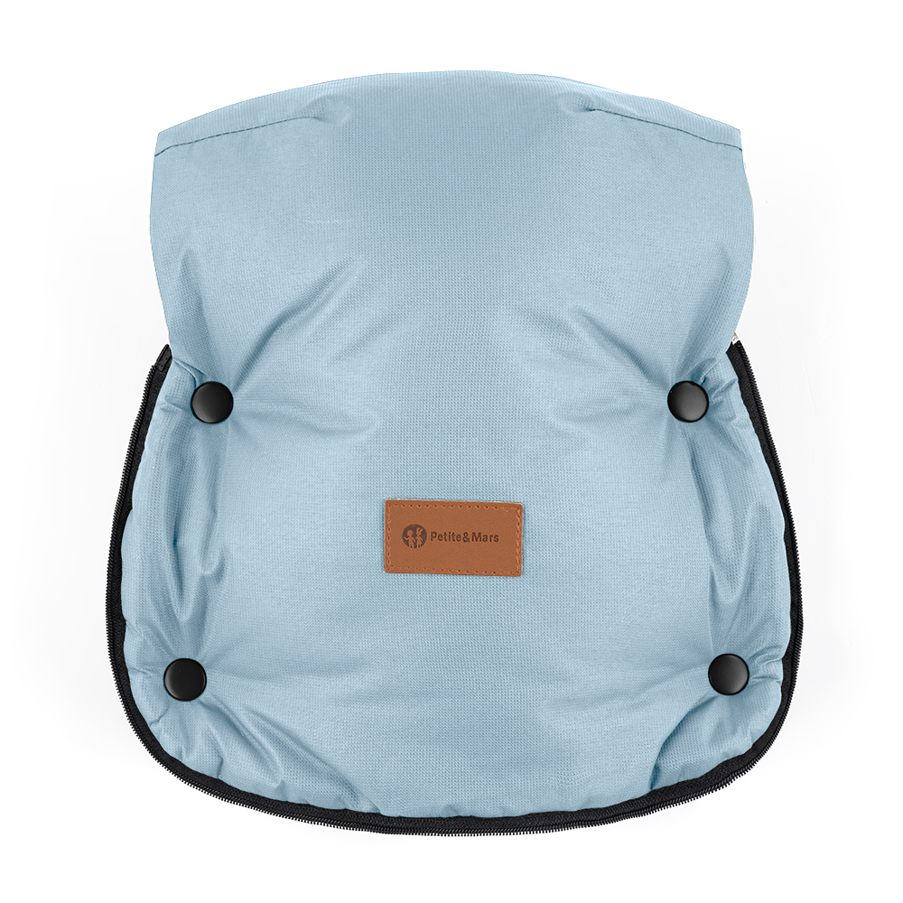 PETITE&amp;amp;amp;amp;amp;amp;amp;amp;amp;amp;amp;amp;MARS Téli szett Arctic 4in1 bundazsák + kézmelegítő kesztyű babakocsira Furry Sky Whisper