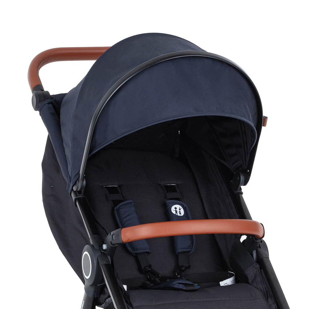 PETITE&amp;amp;MARS Napfénytető+övvédő Street+ Anthracite Blue