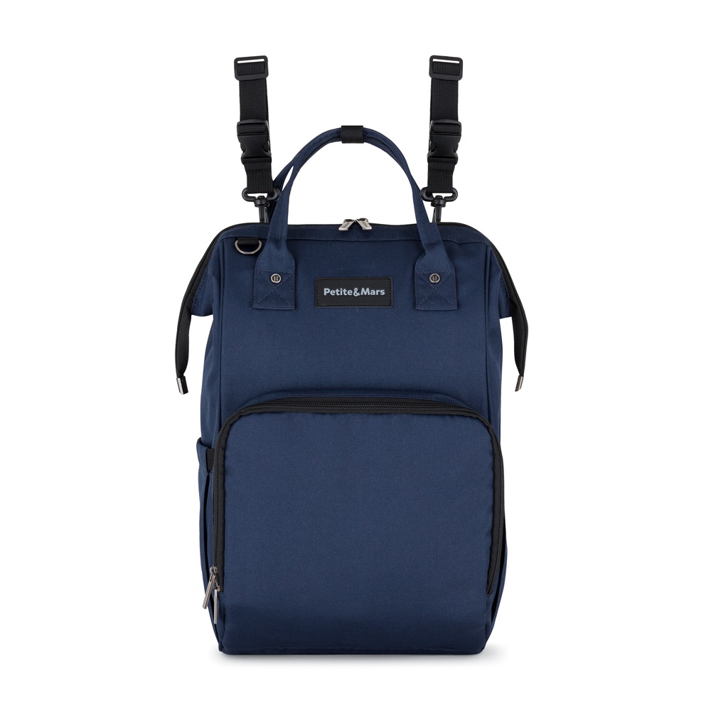 PETITE&amp;amp;amp;MARS Pelenkázó hátizsák babakocsira Jack Catchthemoment Dark Blue sorozat 