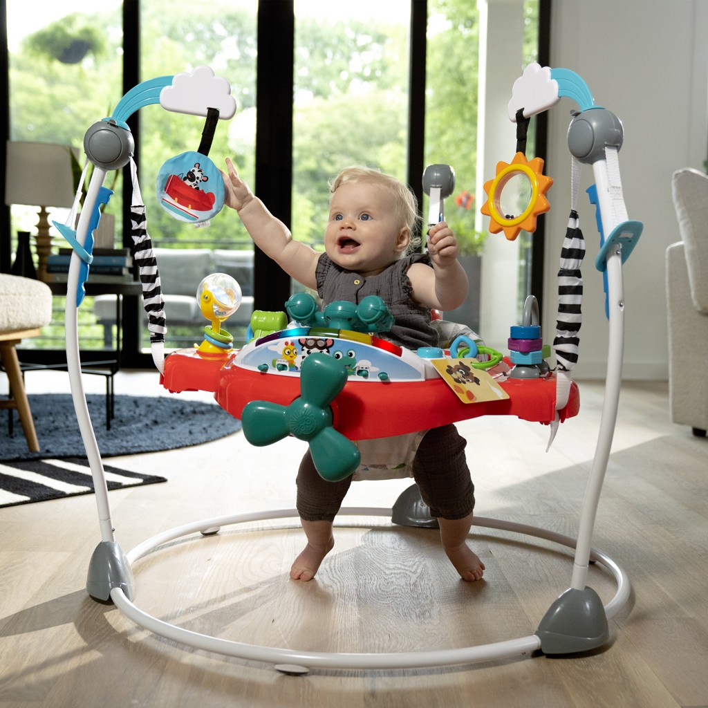 BABY EINSTEIN ugráló és aktív centrum 2in1 Ocean Explorers Airplane Adventure 6hó+ 12 kg-ig