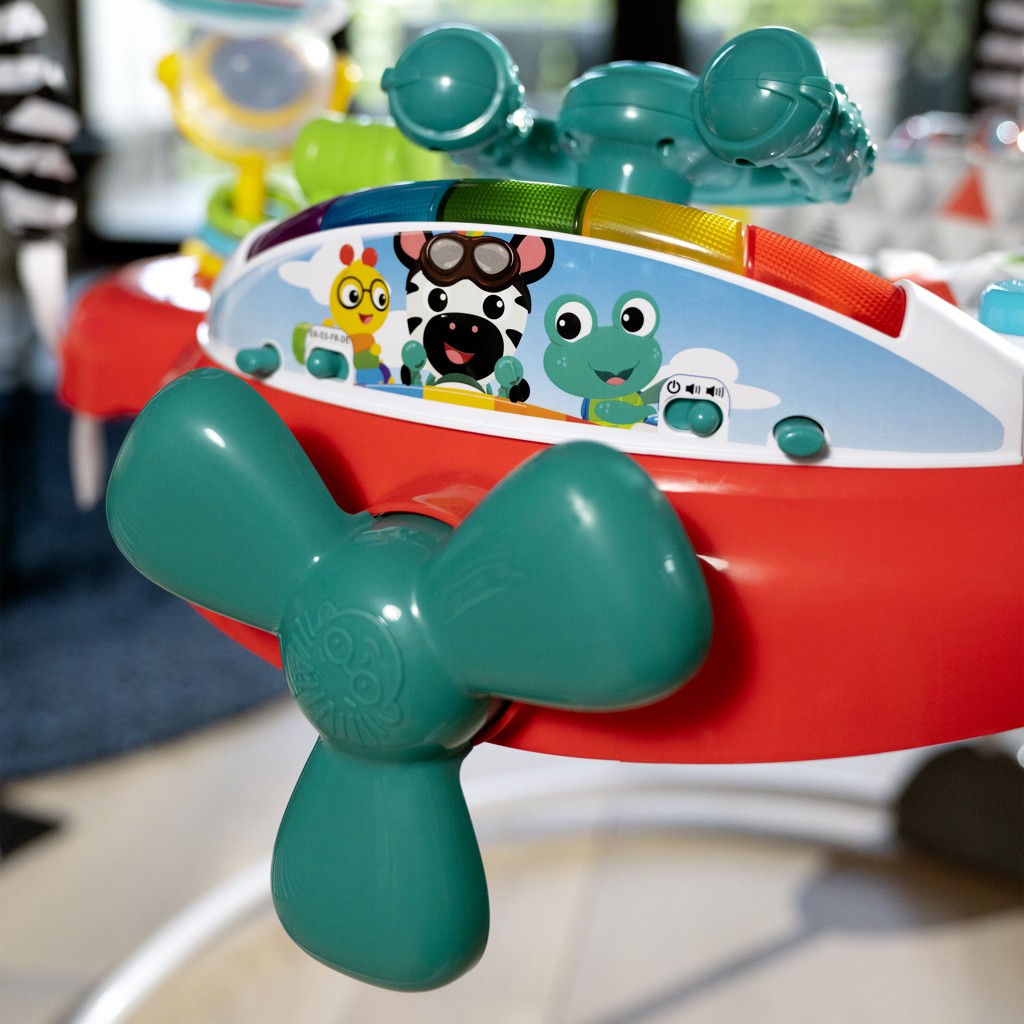 BABY EINSTEIN ugráló és aktív centrum 2in1 Ocean Explorers Airplane Adventure 6hó+ 12 kg-ig