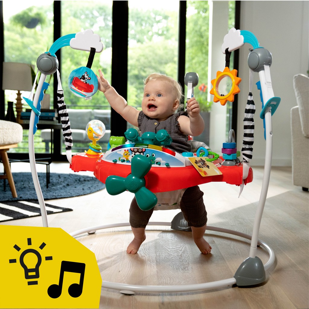 BABY EINSTEIN ugráló és aktív centrum 2in1 Ocean Explorers Airplane Adventure 6hó+ 12 kg-ig