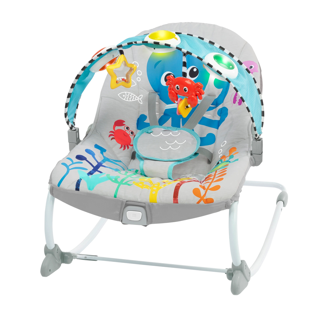 BABY EINSTEIN Zenei vibráló hintaszék Kick to It Opus 18 kg-ig