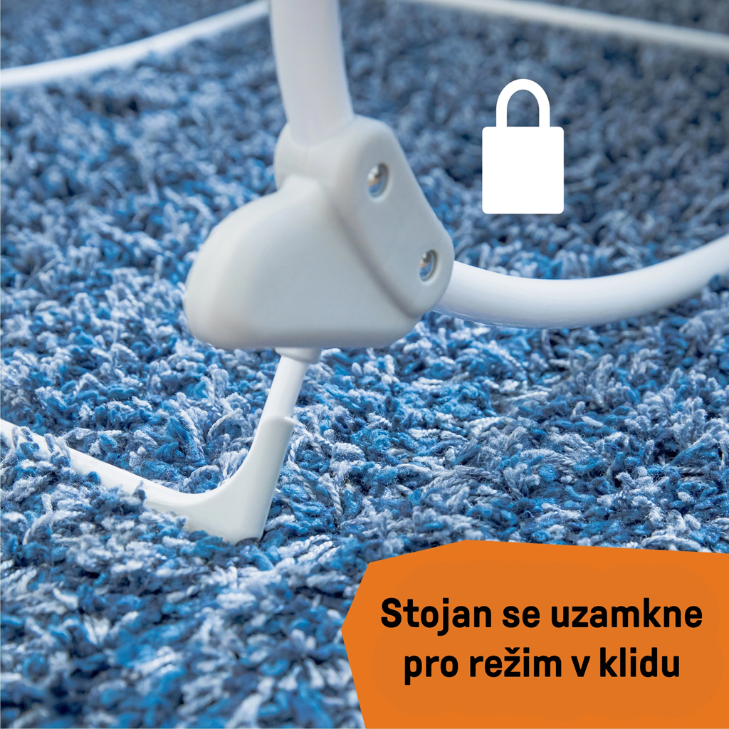 BABY EINSTEIN Zenei vibráló hintaszék Kick to It Opus 18 kg-ig