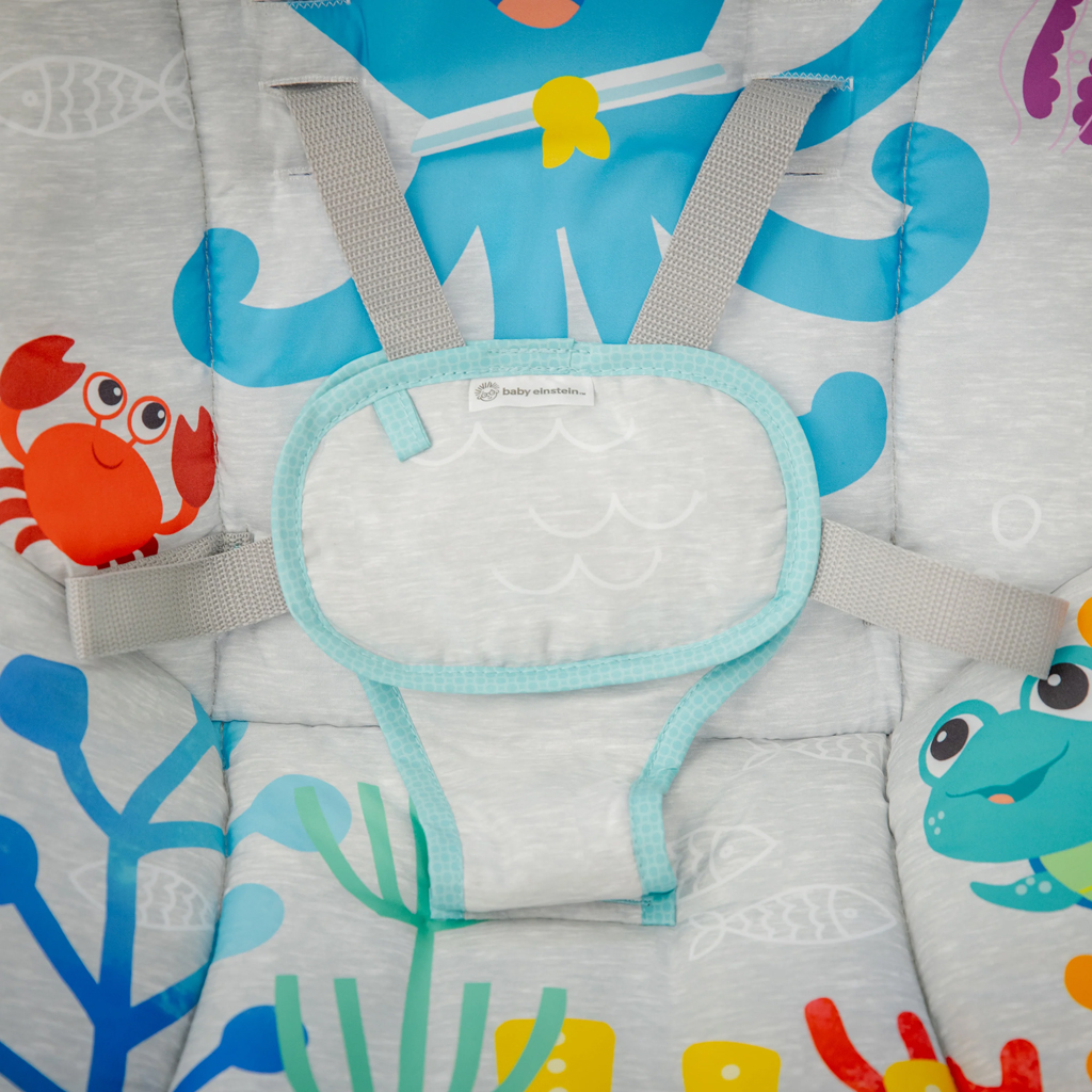 BABY EINSTEIN Zenei vibráló hintaszék Kick to It Opus 18 kg-ig