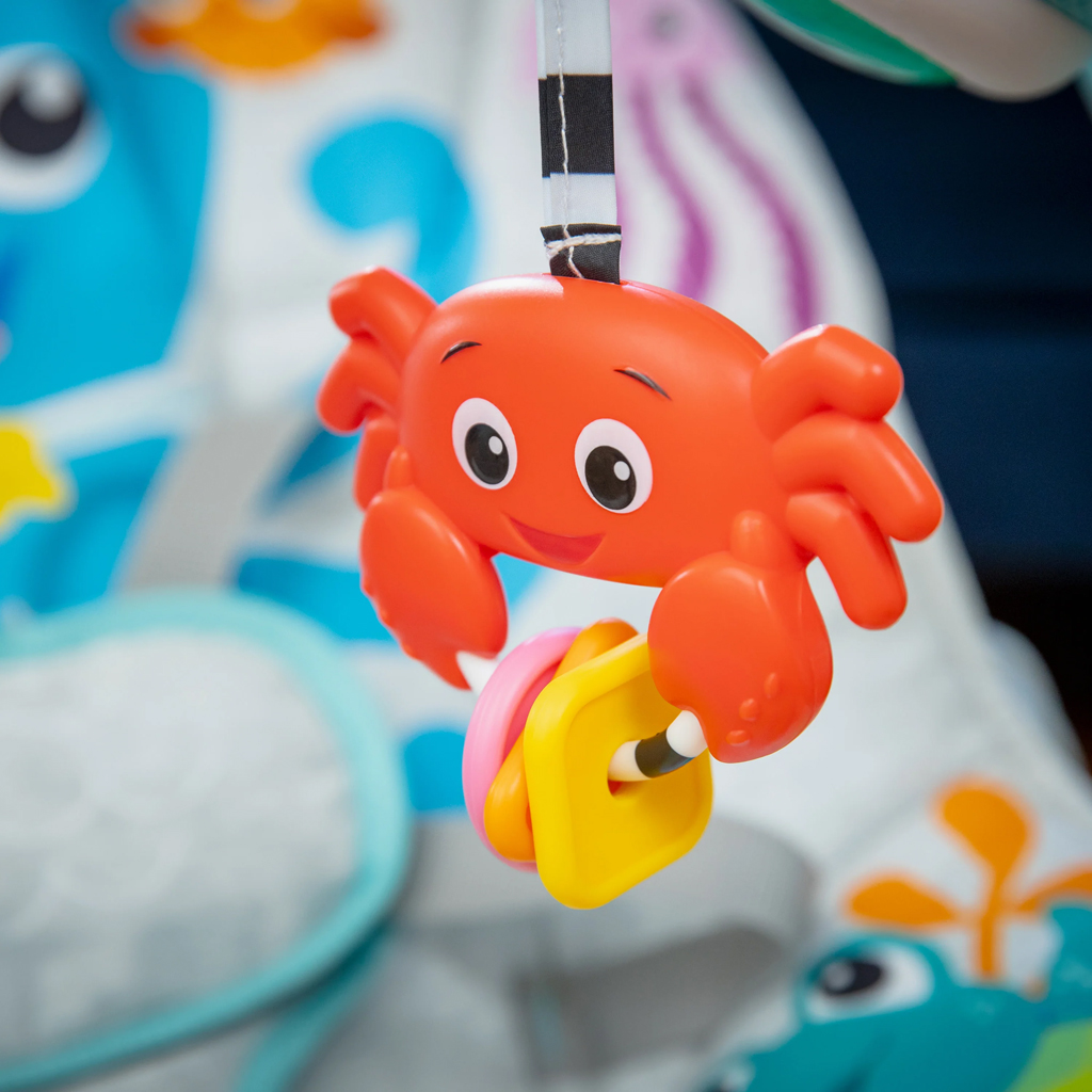 BABY EINSTEIN Zenei vibráló hintaszék Kick to It Opus 18 kg-ig