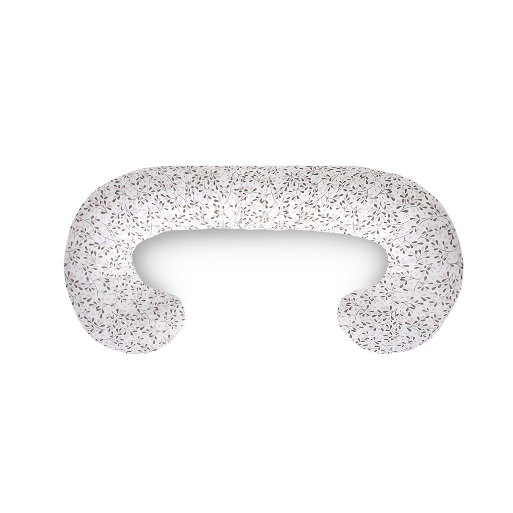 CEBA BABY Szoptatós párna Cebuška PHYSIO Duo Jersey Tiny Leaves 300 cm