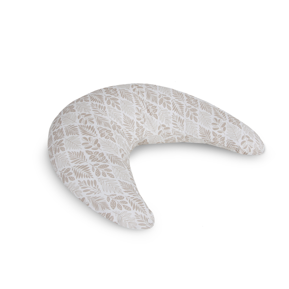 CEBA BABY Szoptatós párna Huggy (150x60x37) Basic Brown Leaves