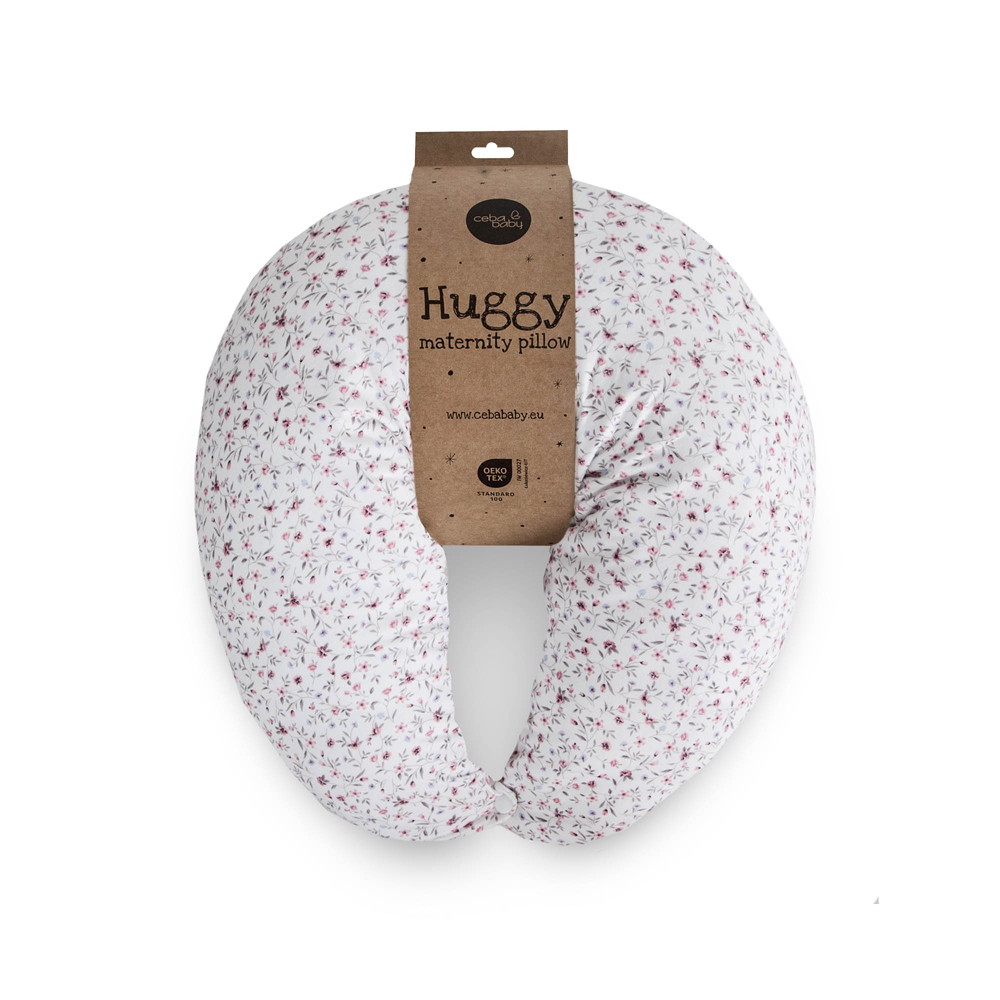 CEBA BABY Szoptatós párna Huggy (150x60x37) Basic Nefelejcs