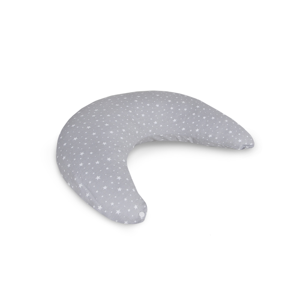 CEBA BABY Szoptatós párna Huggy (150x60x37) Basic Grey Stars