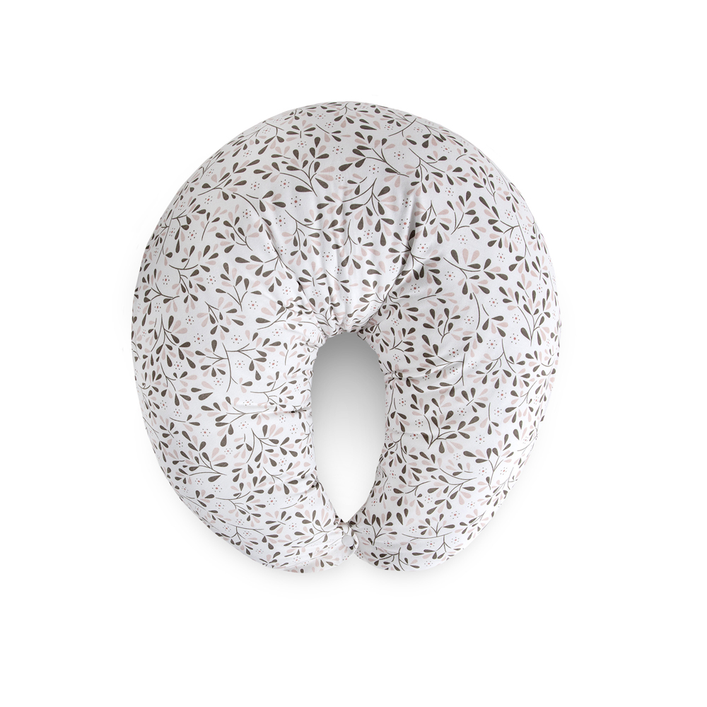 CEBA BABY Szoptatós párna Huggy (150x60x37) Basic Tiny Leaves