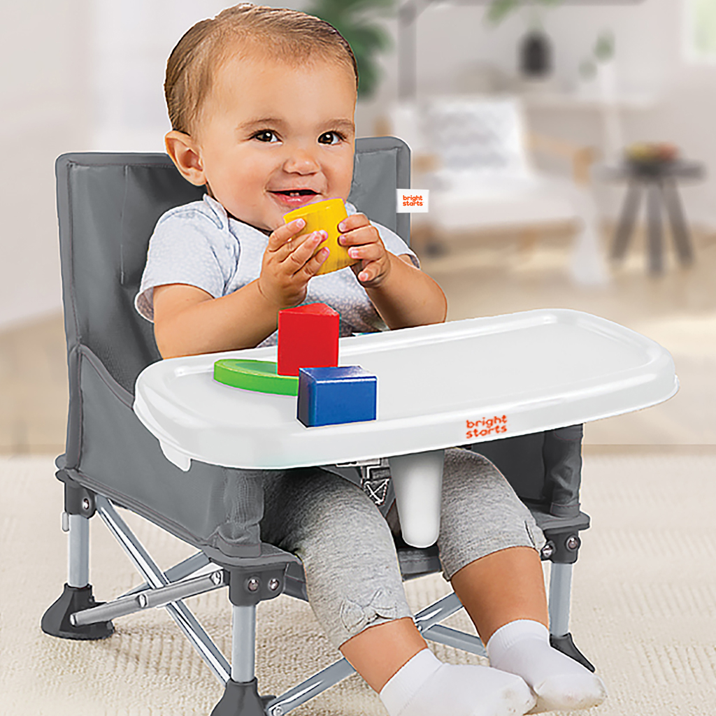 BRIGHT STARTS Pop &amp;amp;amp;amp;amp;amp;#039;N Sit™ hordozható etetőszék 6 hónapos kortól 15 kg-ig