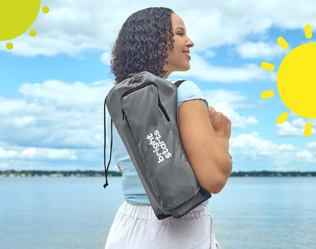 BRIGHT STARTS Pop &amp;#039;N Sit™ hordozható etetőszék 6 hónapos kortól 15 kg-ig