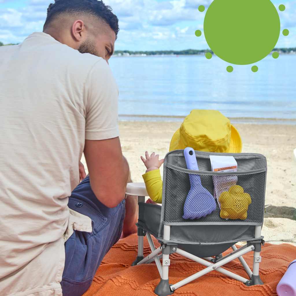 BRIGHT STARTS Pop 'N Sit™ hordozható etetőszék 6 hónapos kortól 15 kg-ig