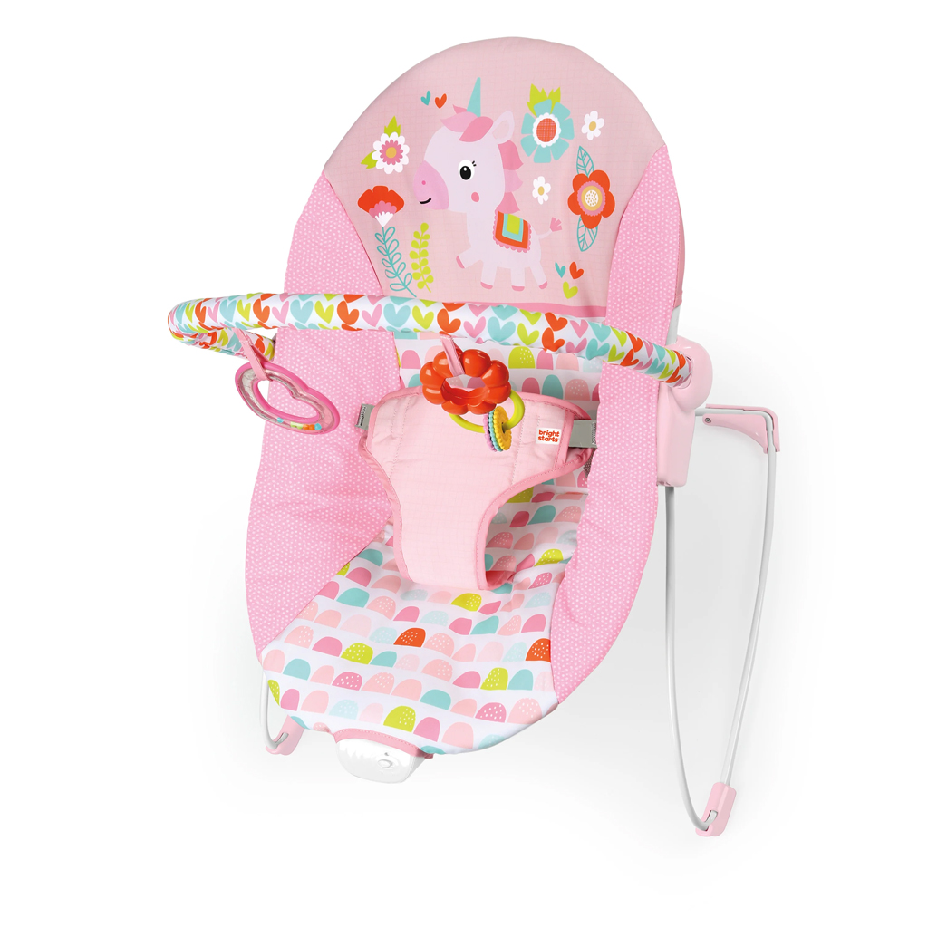 BRIGHT STARTS Rezgő pihenőszék Fancy Fantasy™ 0m+ 9kg-ig