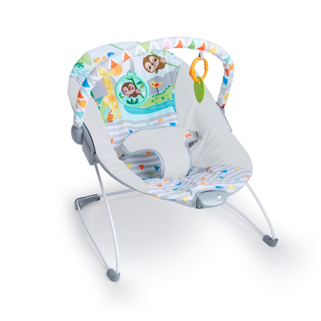 BRIGHT STARTS Safari Fun™ vibráló pihenőszék 0m+ -ig 9 kg