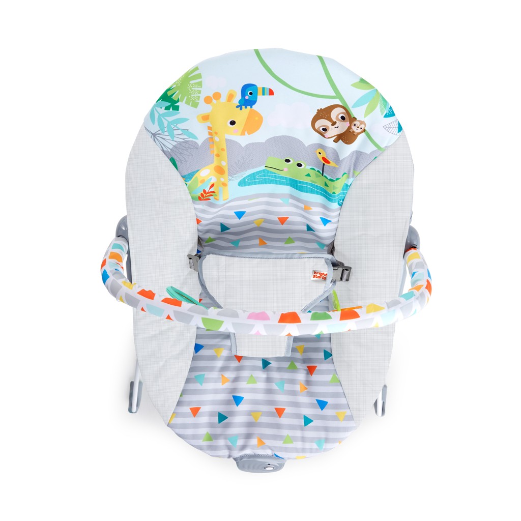 BRIGHT STARTS Safari Fun™ vibráló pihenőszék 0m+ -ig 9 kg