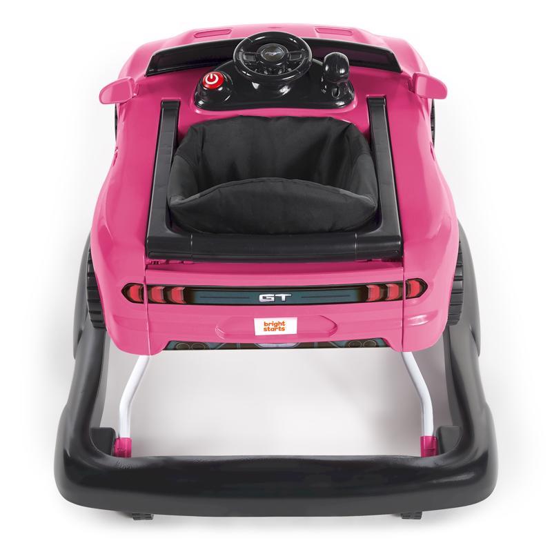 BRIGHT STARTS Bébikomp 3in1 Ford Mustang Pink 6hó+, 12 kg-ig