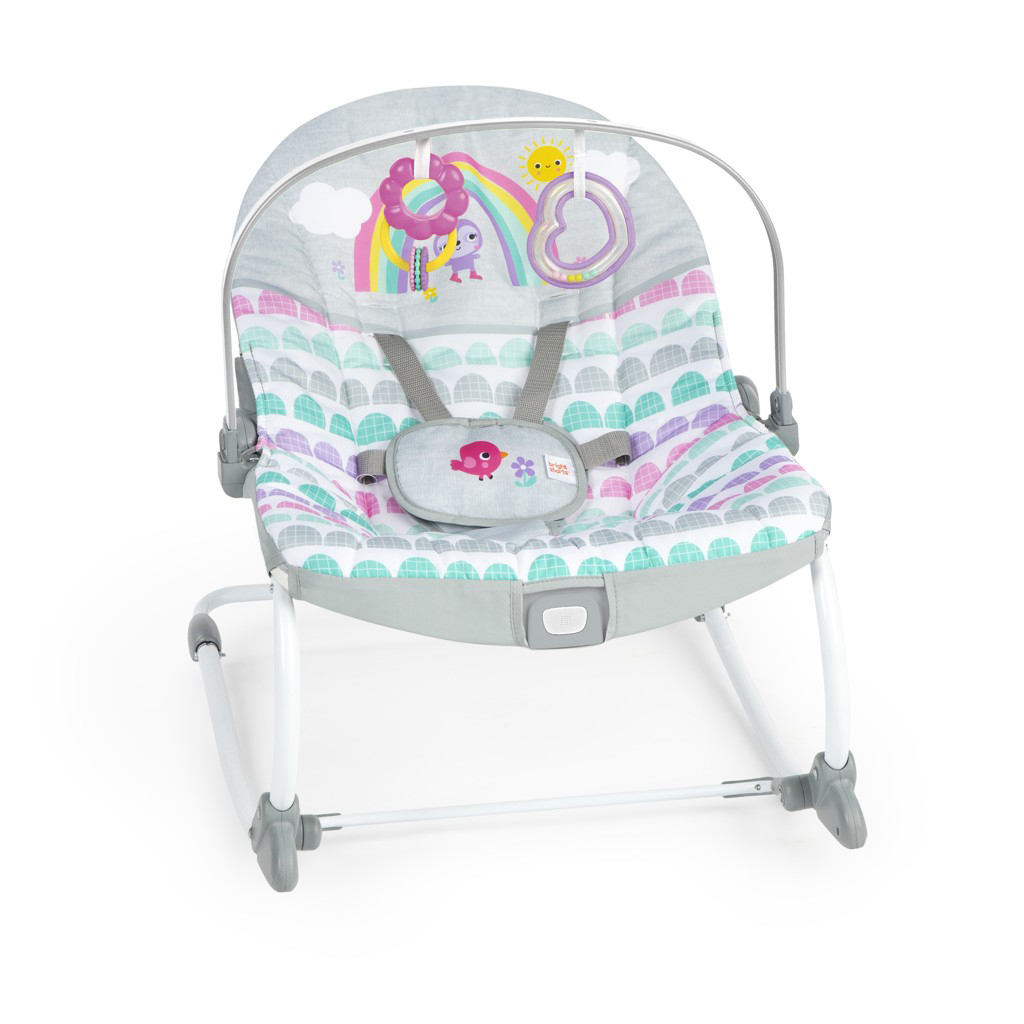 BRIGHT STARTS pihenőszék Rosy Rainbow™ 18 kg-ig