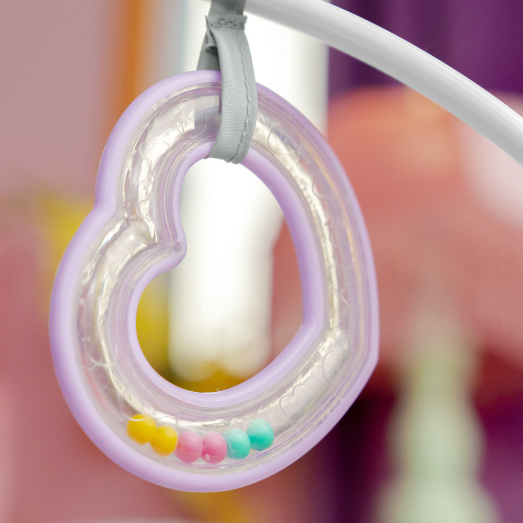 BRIGHT STARTS pihenőszék Rosy Rainbow™ 18 kg-ig