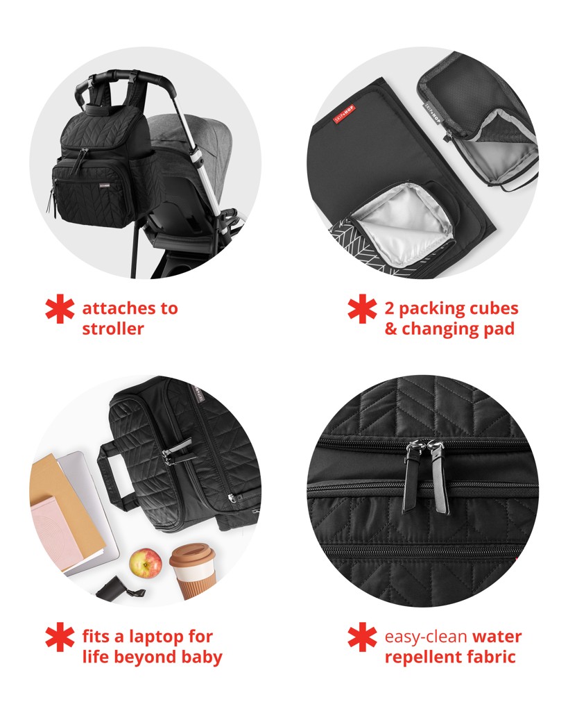 SKIP HOP Pelenkázó táska/hátizsák Forma Chocolate