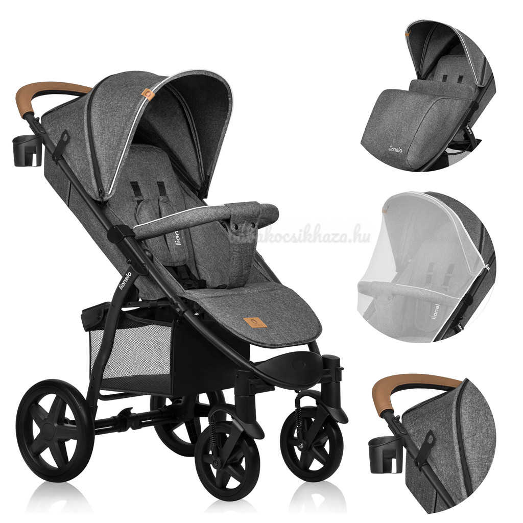 LIONELO Sport babakocsi Annet Plus Stone Caramel