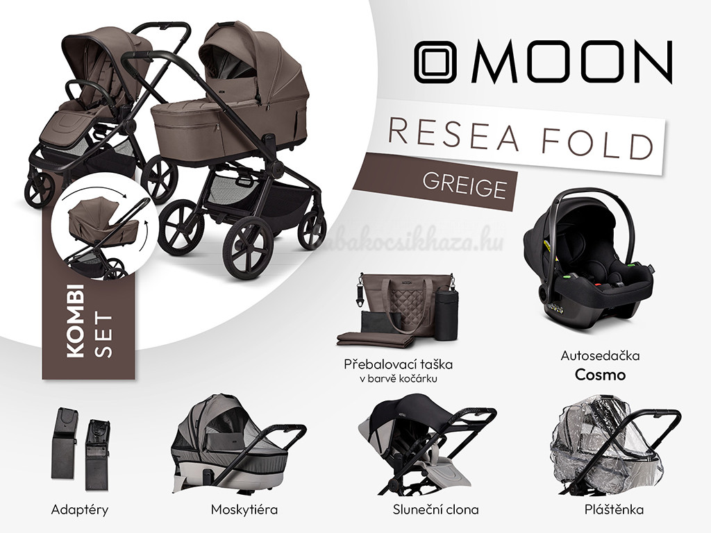 Moon Resea Fold 3in1 SZETT Összecsukható mózessel