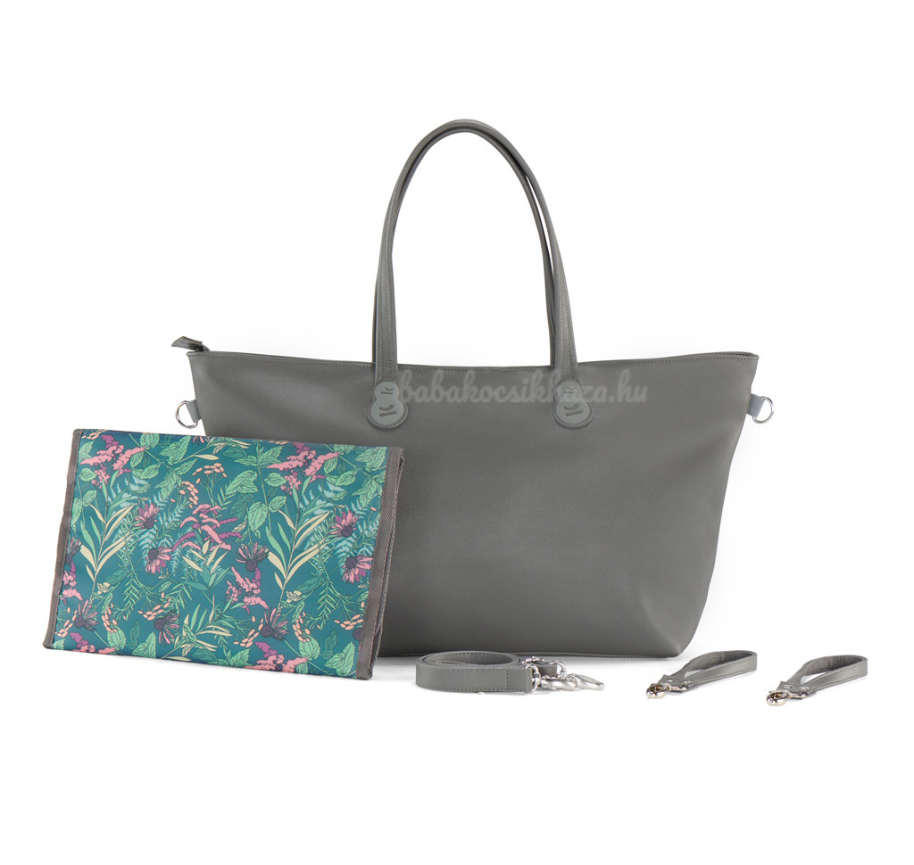 KINDERKRAFT Pelenkázótáska Treasurebag Dark Grey