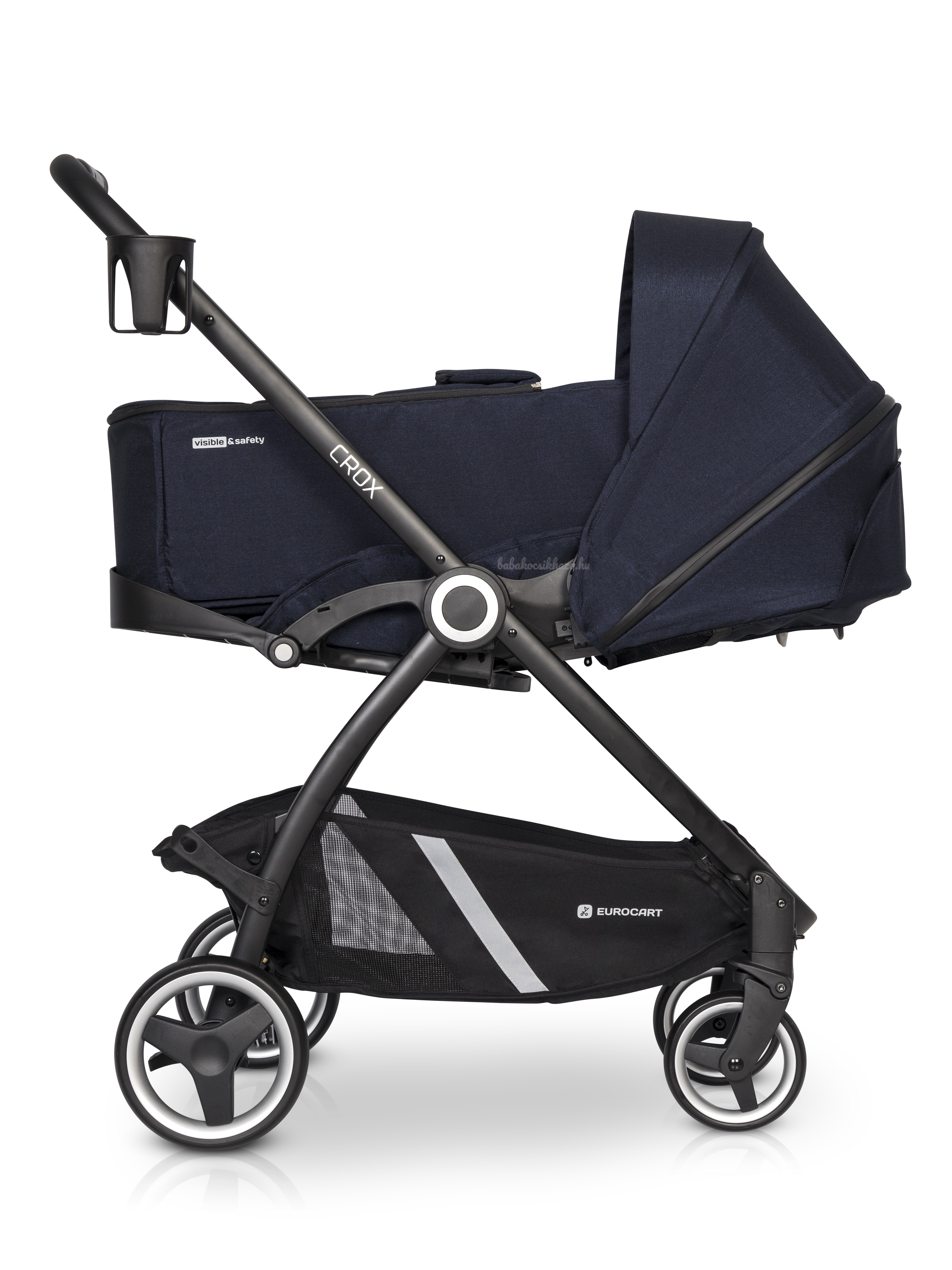 EURO-CART CROX + Textil mózeskosár