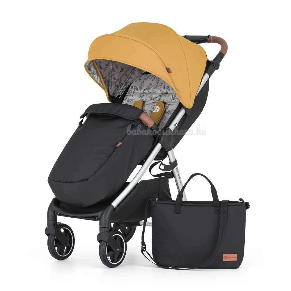 PETITE&MARS Sport babakocsi Royal3 Silver Dense Honey